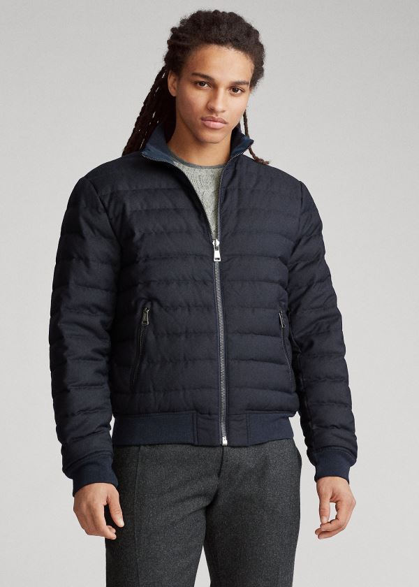 Men's Polo Ralph Lauren Reversible Down Jacket | 467319TEP